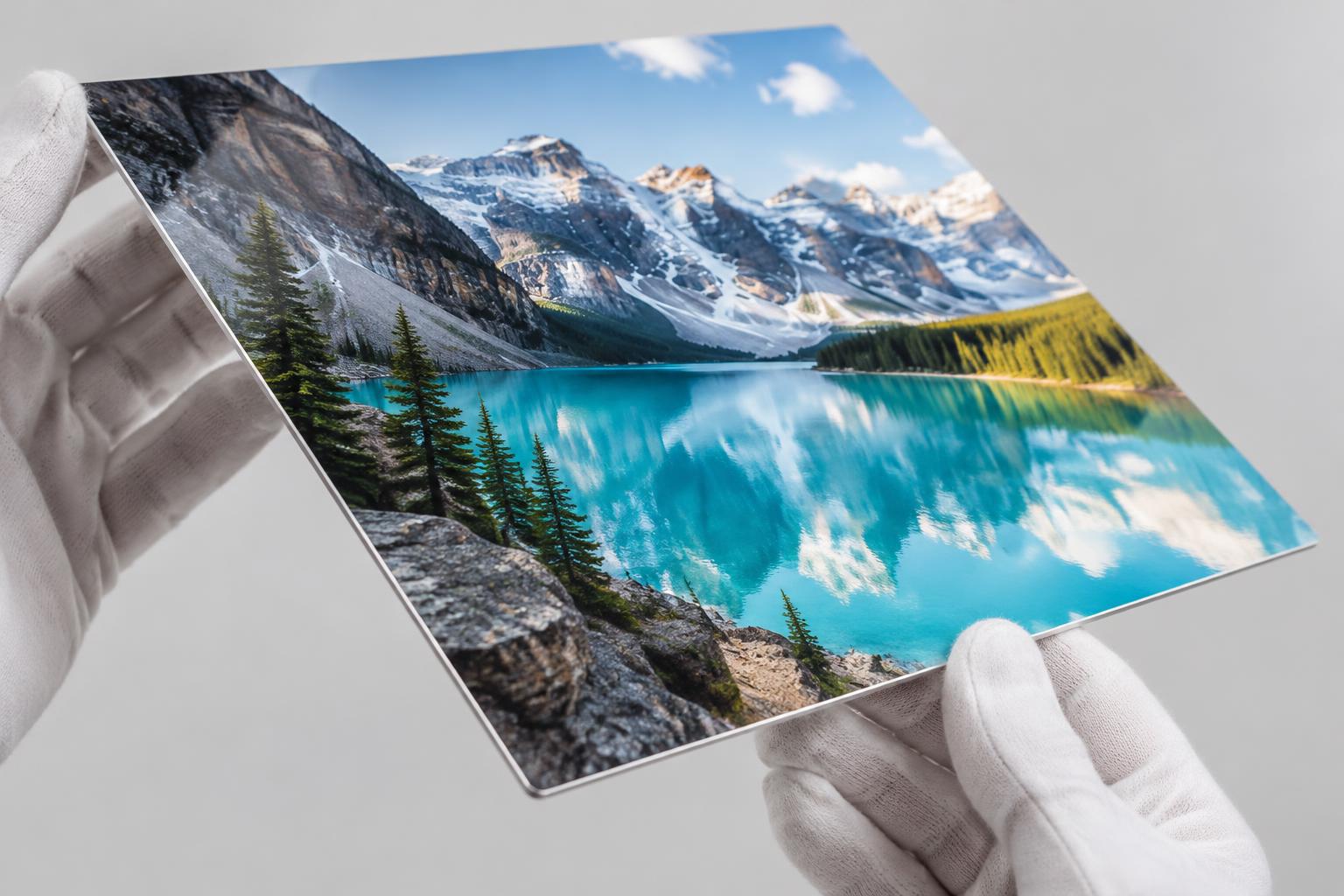 HD Metal print finish and presentation